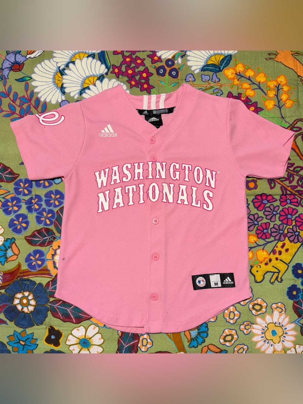 Adidas MLB Baseball Girls Washington Nationals Jersey